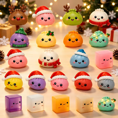 Adventskalender met 24 Squishies