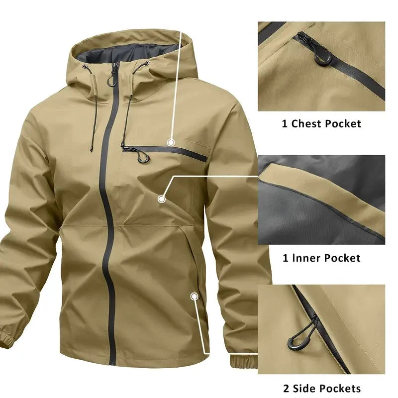 Waterdichte Outdoorjas voor Heren