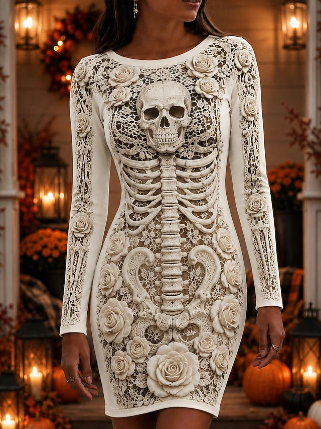 Halloween Dames Mini-jurk